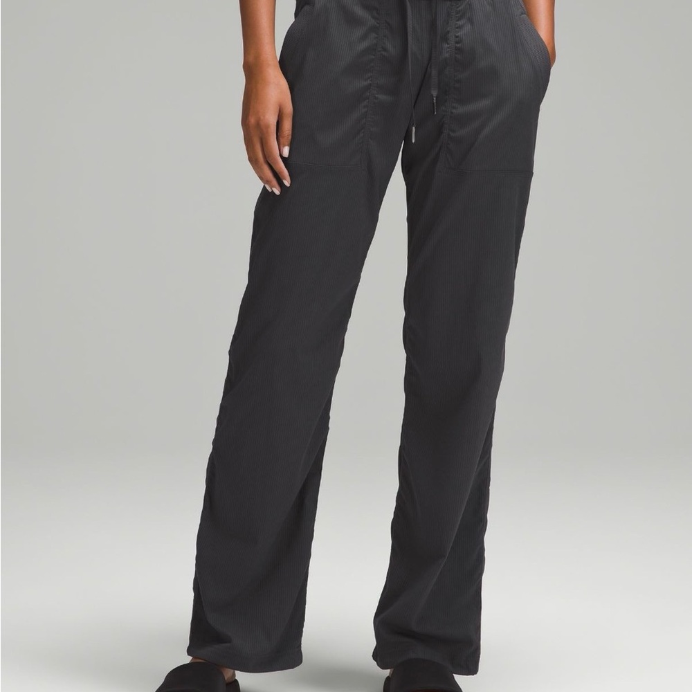 lululemon athletica Black Wide-Leg Drawcord Pants